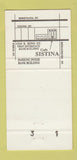 Matchbook Cover - Cafe Sistina Italian Honolulu Hawaii 30 Strike