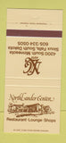 Matchbook Cover - Northlander Center Restaurant Sioux Falls SD 30 Strike