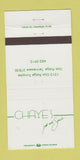 Matchbook Cover - Chaye's Restaurant Oak Ridge TN 30 Strike