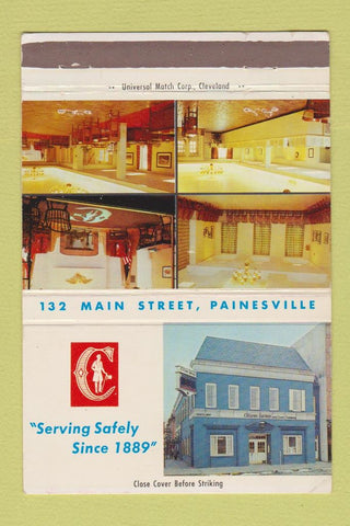 Matchbook Cover - Citizens Savings Loan Painesville OH 40 Strike