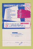 Matchbook Cover - Moss Lumber Sharon PA Andover NH Greenville PA 40 Strike