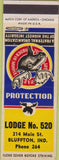 Matchbook Cover - Matchbook Cover Moose Lodge Bluffton IN sAMPLE