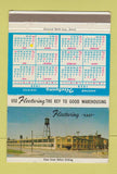 Matchbook Cover - Fleetwing Terminal Trucking Detroit MI 1958 40 Strike