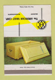 Matchbook Cover - American Vault Funeral Belmont MA 40 Strike