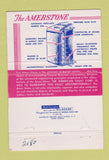 Matchbook Cover - American Vault Funeral Belmont MA 40 Strike