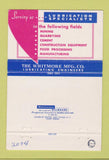 Matchbook Cover - Whitmore Lubricating Engineers Cleveland OH 40 Strike