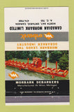 Matchbook Cover - Candian Morbark Limited debarkers North Bay ON 40 Strike