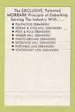 Matchbook Cover - Candian Morbark Limited debarkers North Bay ON 40 Strike