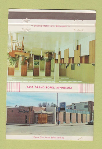 Matchbook Cover - East Grand Forks Federal Savings MN 40 Strike