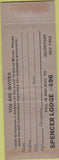 Matchbook Cover - Matchbook Cover Moose Lodge Spencer IA WEAR