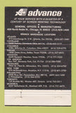 Matchbook Cover - Advance Process Screen Printing Chicago IL 40 Strike