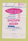 Matchbook Cover - Kearney's Restaurant Kingston PA 40 Strike