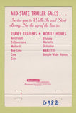 Matchbook Cover - Mid State Trailer Sales Midland MI WEAR 40 Strike