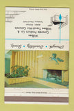 Matchbook Cover - Willbee Concrete Products Jackson MI 40 Strike