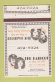 Matchbook Cover - The Haircut Salon Evansville IN 40 Strike