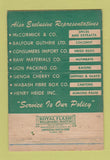 Matchbook Cover - Thomas O'NEil Corn Brokers Chicago IL 40 Strike
