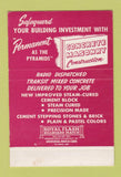 Matchbook Cover Fort Myers Naples Punta Gorda FL Masonry Blocks SAMPLE 40 Strike