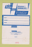 Matchbook Cover - Boston Tile Terrazzo Stylon Detroit MI 40 Strike