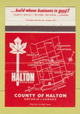 Matchbook Cover - Halton County ON Milton ON 40 Strike