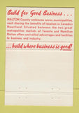 Matchbook Cover - Halton County ON Milton ON 40 Strike