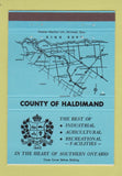 Matchbook Cover - Haldimand County Cayuga ON Ontario BLUE 40 Strike