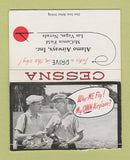 Matchbook Cover - Cessna Airplanes Alamo Airways Las Vegas NV BOBTAIL 40 Strike