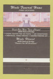 Matchbook Cover - Wade Funeral Home St Louis MO 40 Strike
