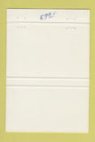 Matchbook Cover - Rice University House TX 40 Strike