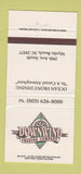 Matchbook Cover - Downwind Trading Company Myrtle Beach SC 30 Strike