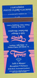 Matchbook Cover - Topaze Pointe Claire Lachine QC 30 Strike