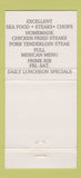 Matchbook Cover - Sporthaven Restaurant Port of Brookings OR 30 Strike