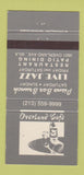 Matchbook Cover - Overland Cafe West Los Angeles CA 30 Strike