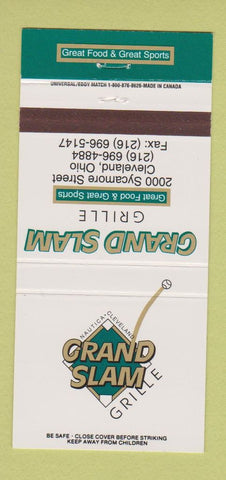 Matchbook Cover - Grand Slam Grille Cleveland OH 30 Strike