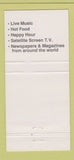 Matchbook Cover - Newsroom Bar Grill Boca Raton FL 30 Strike