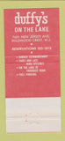 Matchbook Cover - Duffy's on the Lake Wildwood Crest NJ 30 Strike