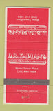 Matchbook Cover - DB Kaplans Deli  30 Strike
