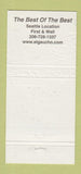 Matchbook Cover - El Gaucho Portland OR 30 Strike