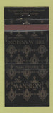 Matchbook Cover - The Mansion Youngstown OH WEAR 30 Strike