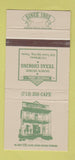 Matchbook Cover - Wunsche Bros Restaurant Old Town Spring TX WEAR 30 Strike