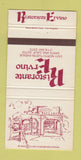 Matchbook Cover - Ristorante Ervino Santa Ana CA 30 Strike