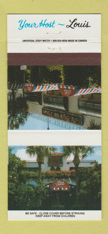 Matchbook Cover - Le Cafe de Paris Fort Lauderdale FL 30 Strike