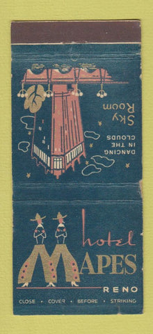Matchbook Cover - Hotel Mapes Reno NV casino WEAR 30 Stick