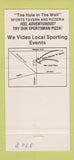Matchbook Cover - Pizza Sports n Spirit Harbor City CA 30 Strike