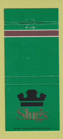 Matchbook Cover - Slug's Rib Charlotte Chapel Hill NC Myrtle Beach SC 30 Strike