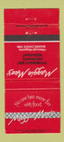 Matchbook Cover - Maggie Mae's Pittsburgh PA Restaurant 30 Strike
