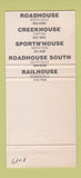 Matchbook Cover - Maggie Mae's Pittsburgh PA Restaurant 30 Strike