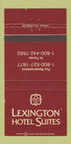 Matchbook Cover - Lexington Hotel Suites 30 Strike