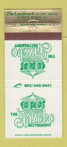 Matchbook Cover - Gazebo Restaurant Myrtle Beach SC 30 Strike