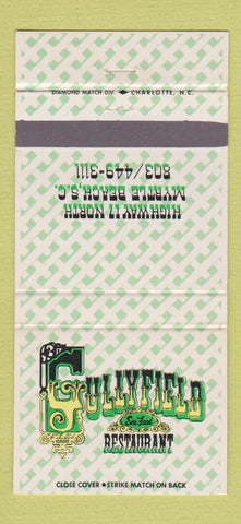 Matchbook Cover - Gullyfield Restaurant Myrtle Beach SC 30 Strike