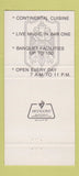 Matchbook Cover - Valentino's Restaurant Charlotte NC 30 Strike